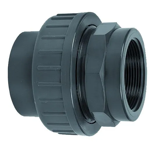 VDL PVC Drei-Wege-Kupplung 40 mm x 1 1/4" Klebe-/Innengewinde