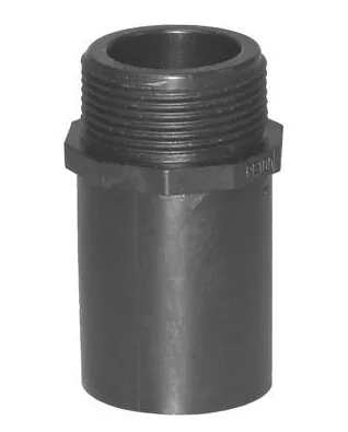 Plasson Einschraubteil 63 mm x 2" AG mit langem Spitzende | PE-Fitting