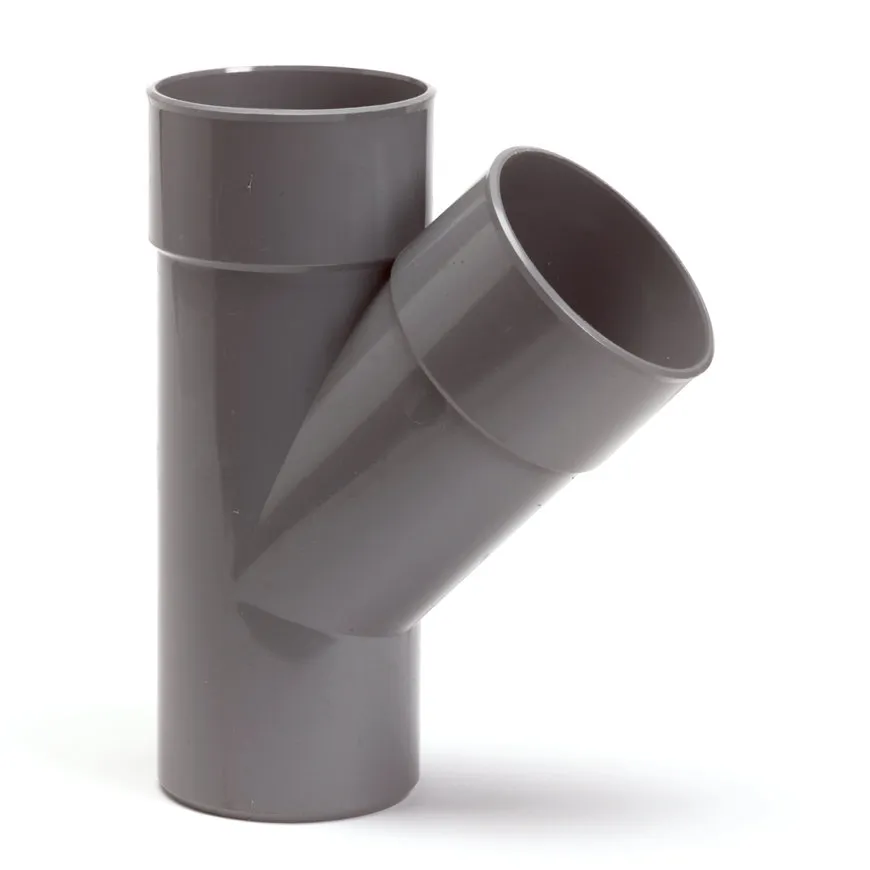 PVC T-Stück 45° 125mm M/S L