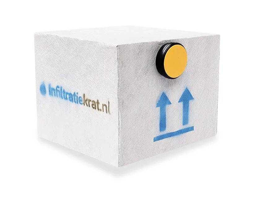 Sickerbox 150 Liter Schwerlast - 60 x 60 x 40 cm | 1 x 125 mm ITK