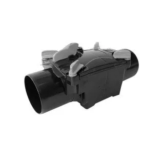 Reinigungsrohr mit Rückstauverschluss ABS - 110 mm